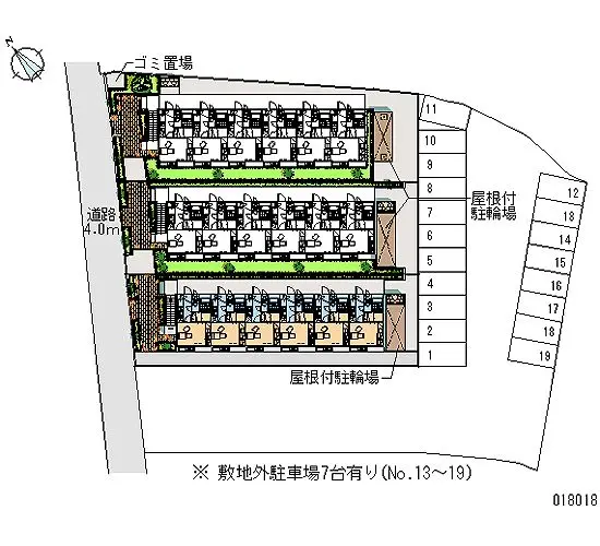 ★手数料０円★泉佐野市羽倉崎上町　月極駐車場（LP）